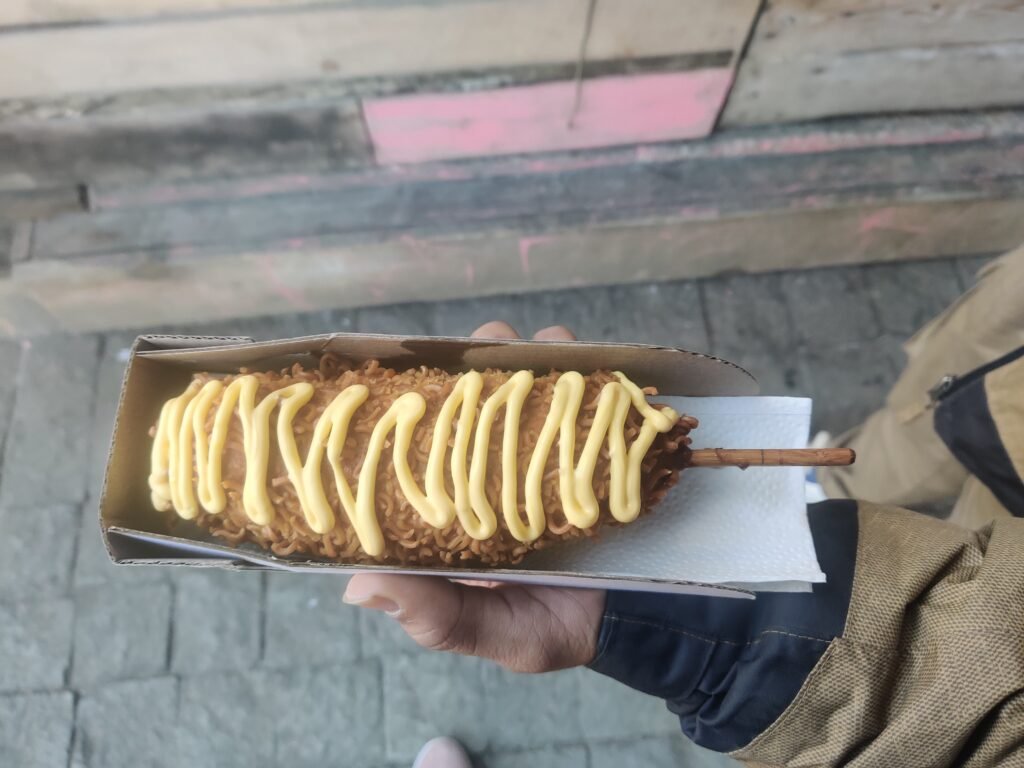 Korean dish-corn dog