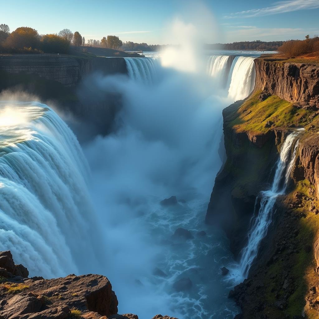 American-falls-and-Bridal-Veil-Falls